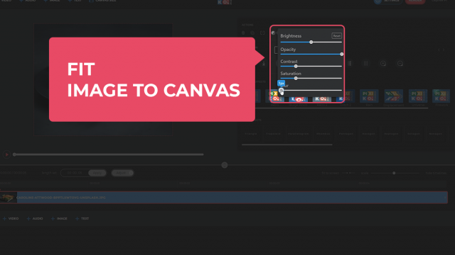 Fit image to canvas